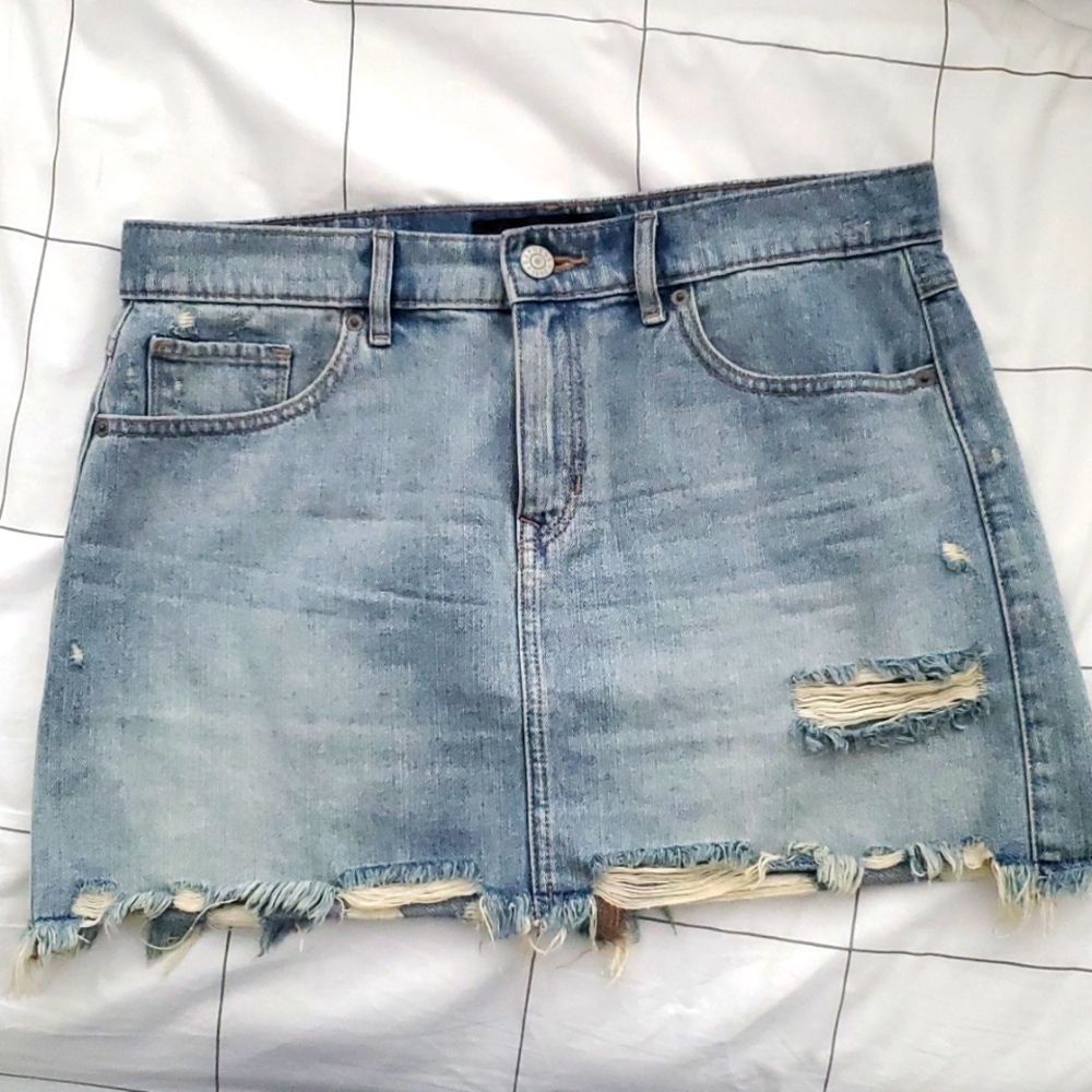 Express Denim Mini Skirt Size 8